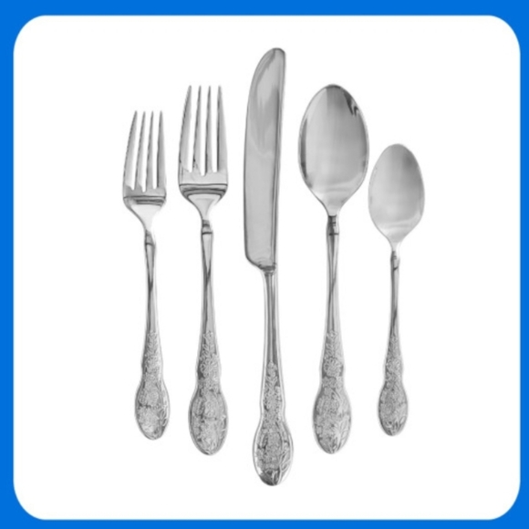 ❤️ New Pioneer Woman Mazie 20 Piece Flatware - Picture 1 of 9